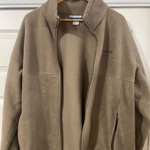 Mens Columbia fleece full zipper